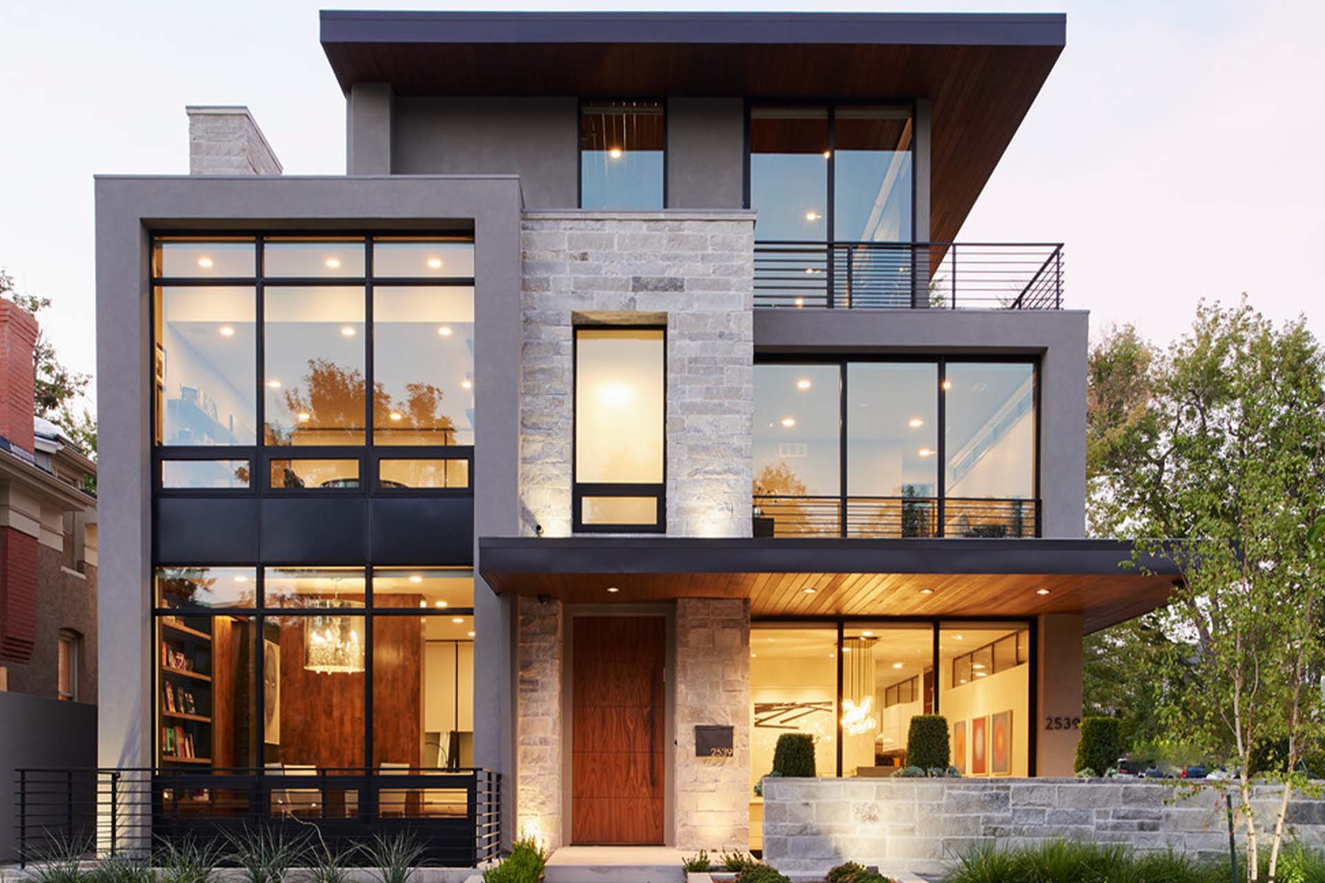 house on final stage